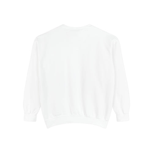 Floral Rose Sweatshirt — Red & White Rose Bouquet Crewneck