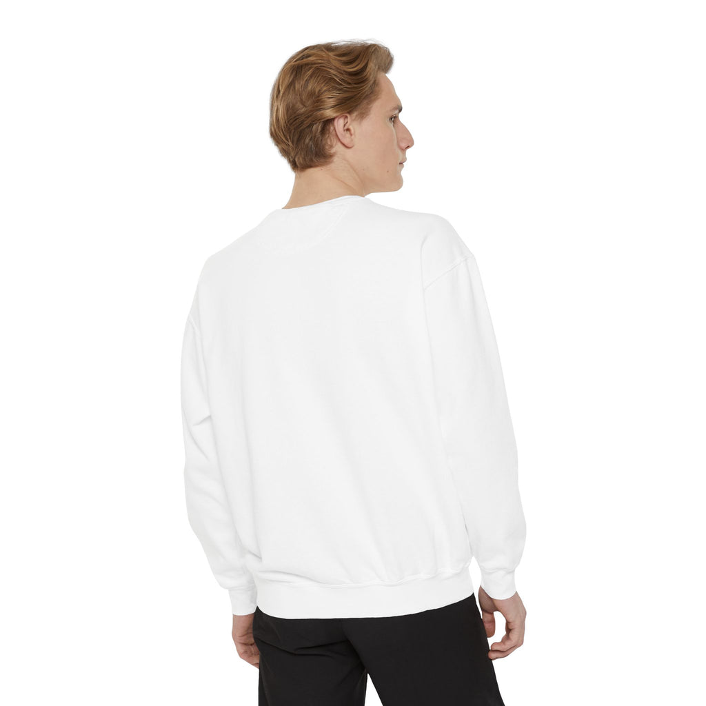 Floral Rose Sweatshirt — Red & White Rose Bouquet Crewneck